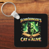 Schrödinger's Nieuwe Kat Sleutelhanger (Voorkant)
