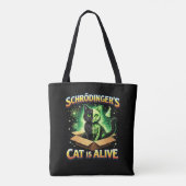 Schrödinger's Nieuwe Kat Tote Bag (Achterkant)