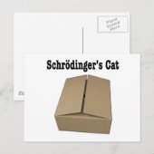 Schrodingersdoos Briefkaart (Voorkant / Achterkant)