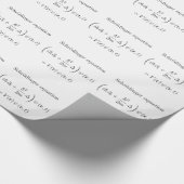 Schrodingervergelijking met naam cadeaupapier (Hoek)