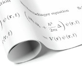 Schrodingervergelijking met naam cadeaupapier (Rol Hoek)