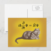 Schrodingingkat Briefkaart (Voorkant / Achterkant)