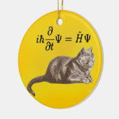 Schrodingingkat Keramisch Ornament (Links)