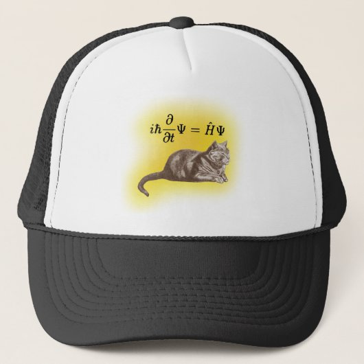 Schrodingingkat Trucker Pet (Voorkant)