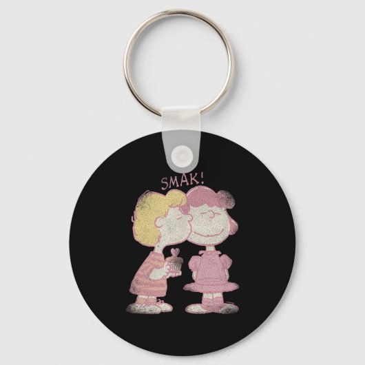 Schroeder & Lucy Valentine's Day Kiss Sleutelhanger (Voorkant)