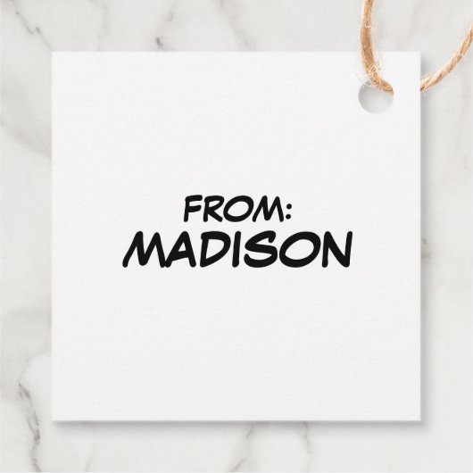 Schroeder Charlie Brown Music Bedankjes Labels (Achterkant)