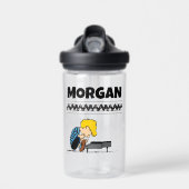 Schroeder Charlie Brown Music | Jouw namen toevoeg Waterfles (Voorkant)