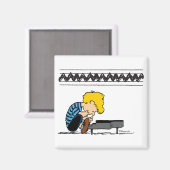 Schroeder Charlie Brown Music Magneet (Voorkant / Achterkant)
