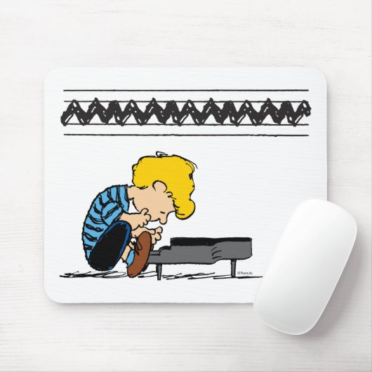Schroeder Charlie Brown Music Muismat (Met muis)