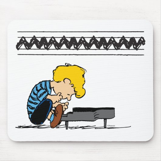 Schroeder Charlie Brown Music Muismat (Voorkant)