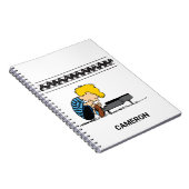 Schroeder Charlie Brown Music Notitieboek (Rechterzijde)