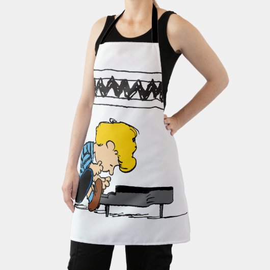 Schroeder Charlie Brown Music Schort (Insitu)