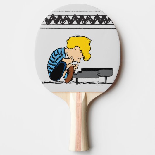 Schroeder Charlie Brown Music Tafeltennisbatje (Voorkant)