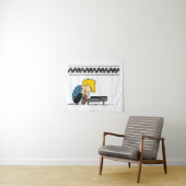 Schroeder Charlie Brown Music Wandkleed (In Situ (horizontaal))