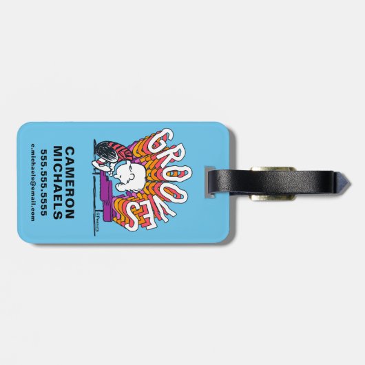 Schroeder - Grooves Bagagelabel (Achterkant horizontaal)