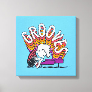 Schroeder - Grooves Canvas Afdruk