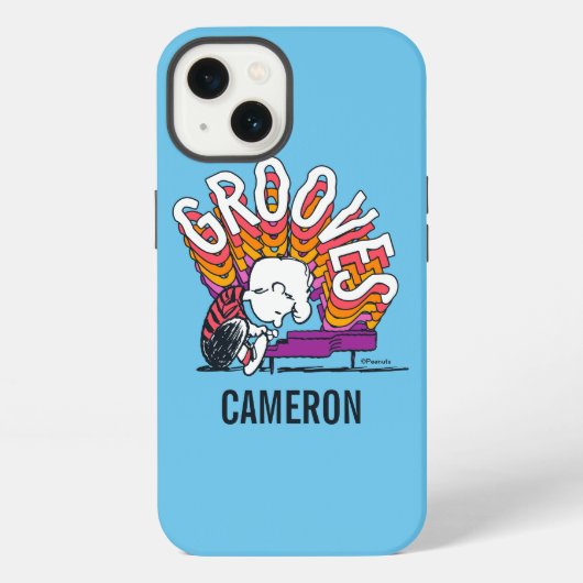 Schroeder - Grooves iPhone Hoesje (Achterkant)
