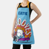 Schroeder - Grooves | Jouw namen toevoegen Schort (Insitu)