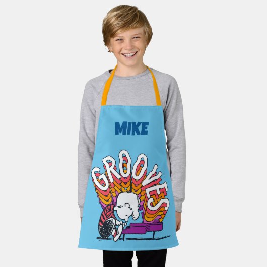 Schroeder - Grooves | Jouw namen toevoegen Schort (Gedragen)