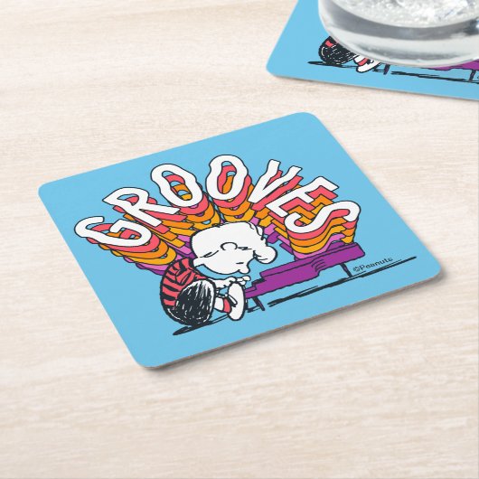 Schroeder - Grooves Kartonnen Onderzetters (Schuin)