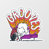 Schroeder - Grooves Raamsticker (Vel)