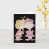 Schroeder & Lucy Valentijnsdag Kus Kaart (Gele Bloem)