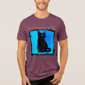 Schroeder's Cat Tri-Blend Shirt (Voorkant)