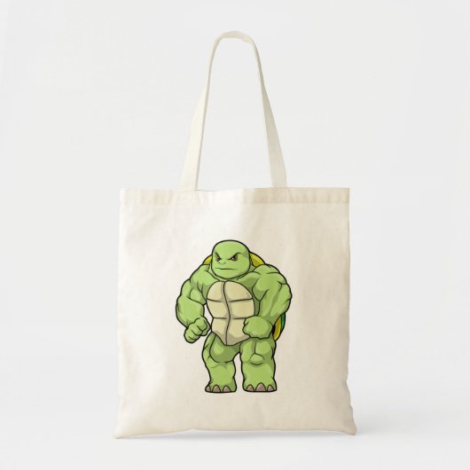 Schroef als Bodybuilder met Six pack Tote Bag (Voorkant)