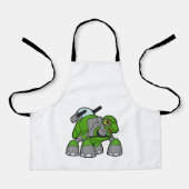 Schroef als Robot met kanonnen Schort (Voorkant)