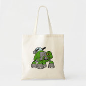 Schroef als Robot met kanonnen Tote Bag (Voorkant)