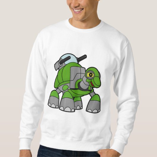 Schroef als Robot met kanonnen Trui (Voorkant)