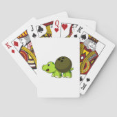 Schroef bij Bowling met Bowling-kogel Pokerkaarten (Achterkant)