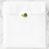 Schroef bij Bowling met Bowling-kogel Ronde Sticker (Tas)