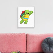 Schroef bij vliegen met Rocket Canvas Afdruk (Insitu (Woonkamer))