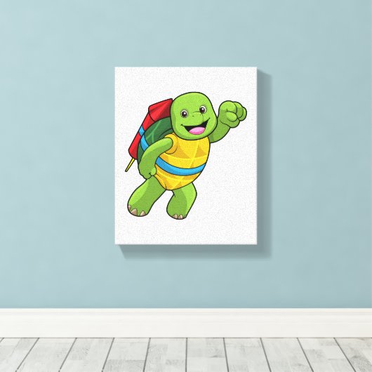 Schroef bij vliegen met Rocket Canvas Afdruk (Insitu (Houten vloer))