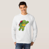 Schroef bij vliegen met Rocket T-shirt (Voorkant volledig)