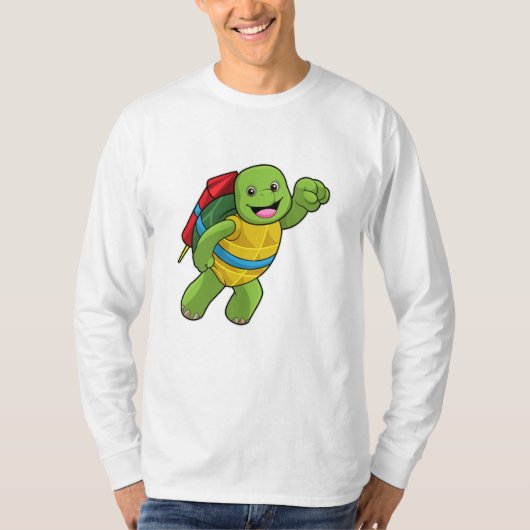 Schroef bij vliegen met Rocket T-shirt (Voorkant)