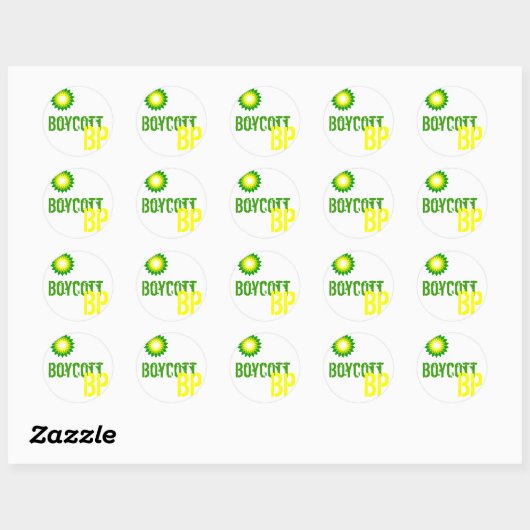 Schroef BP Ronde Sticker (Vel)