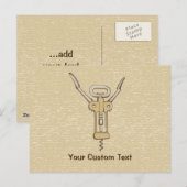 schroef briefkaart (Voorkant / Achterkant)