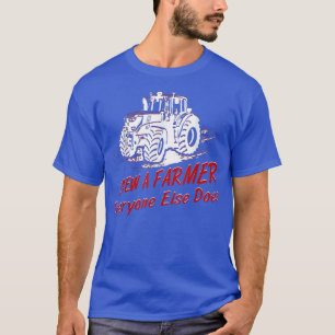 Schroef een boer die iedereen anders doet t-shirt