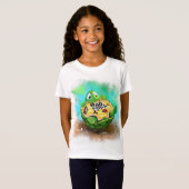 Schroef- en ladybug-speltechniek - Cartoon tekenen T-shirt (Voorkant volledig)