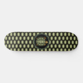 Schroef- en Shell Pattern in Green & Black Persoonlijk Skateboard (Horizontaal)