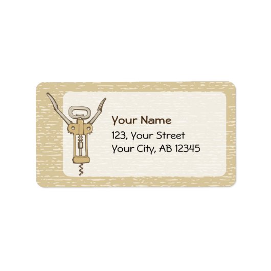 schroef etiket (Voorkant)