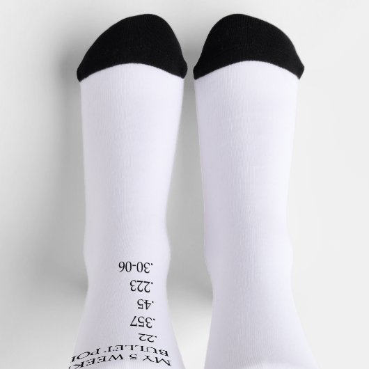 Schroef het aan mijn 5 wekelijkse bullet points! sokken (Top)