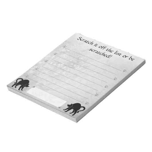 Schroef het van de lijst of krabben! blocnote (Linkerzijde)