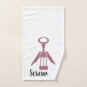 "Schroef het" Wijnopener Keuken Handdoek (Handdoek)