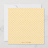 Schroef in een luier, Babydouche Uitnodigingen in  (Achterkant)