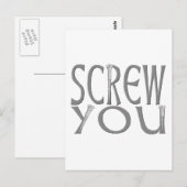 Schroef je briefkaart (Voorkant / Achterkant)