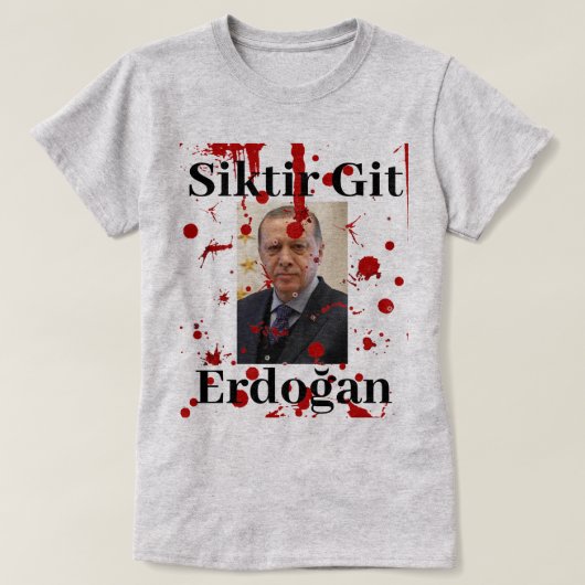 Schroef je Erdoğan (Turks) T-shirt (Design voorkant)