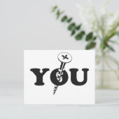 Schroef je maar. briefkaart (Staand voorkant)